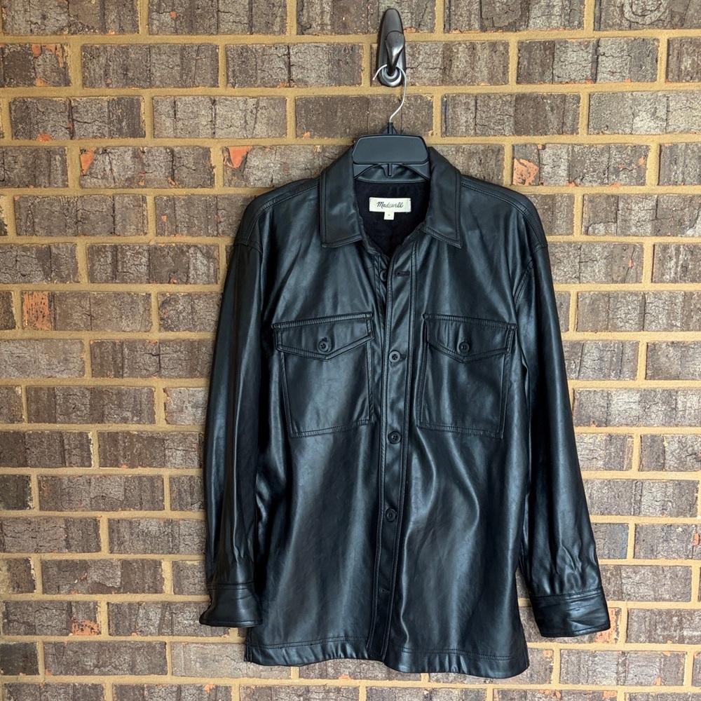 Madewell Faux Leather Jacket